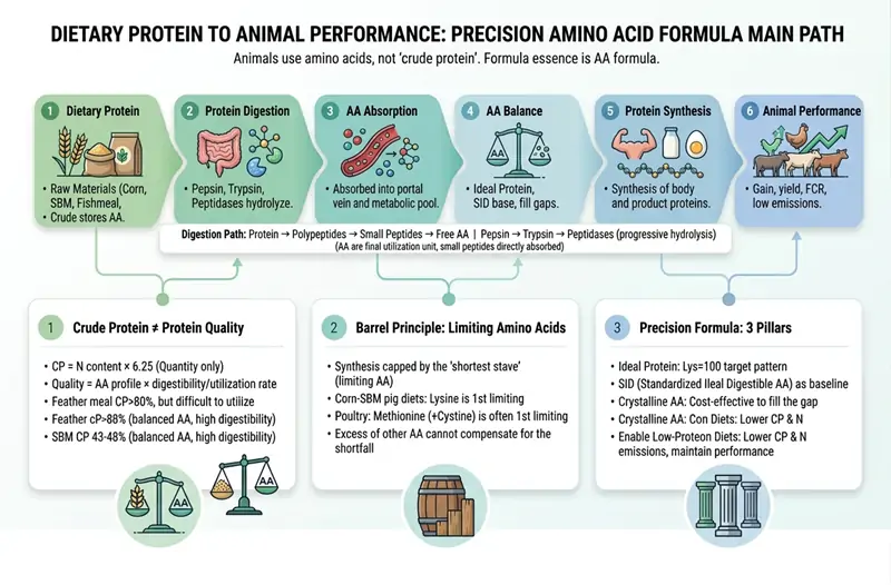 The Relationship between Proteins and Amino Acids La relazione tra proteine e aminoacidi