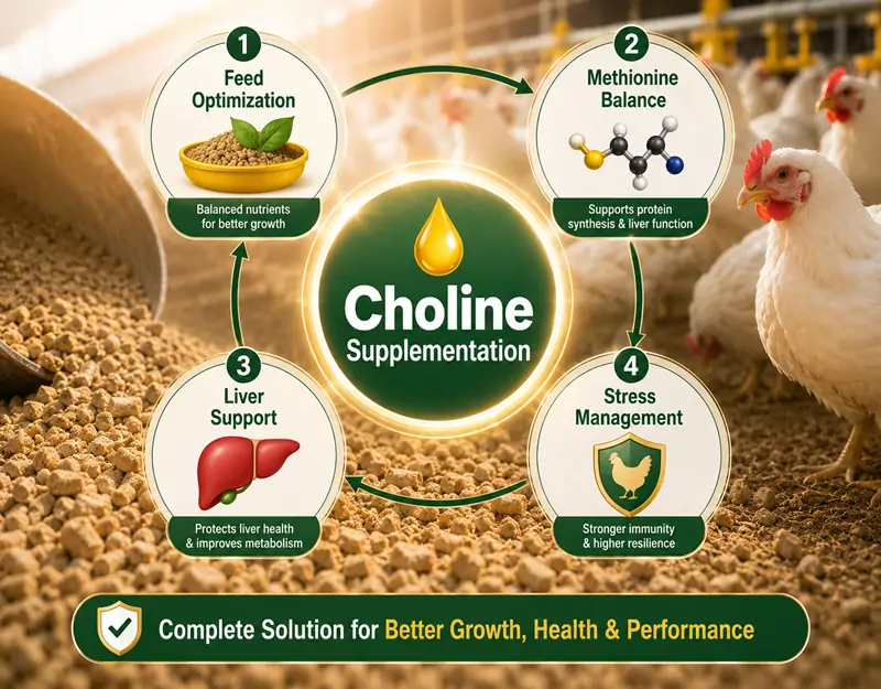 Feed Additive Choline Chloride for Animal Additivo per mangimi cloruro di colina per animali