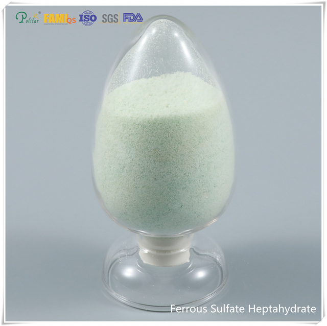 Cristallo eptaidrato di solfato ferroso sfuso al 19,37%.