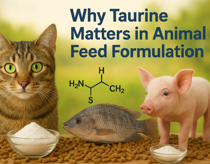 Perché la taurina è importante nella formulazione degli alimenti per animali