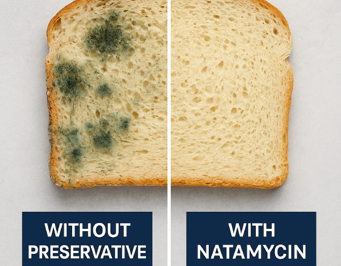 La natamicina impedisce al cibo di coltivare stampo