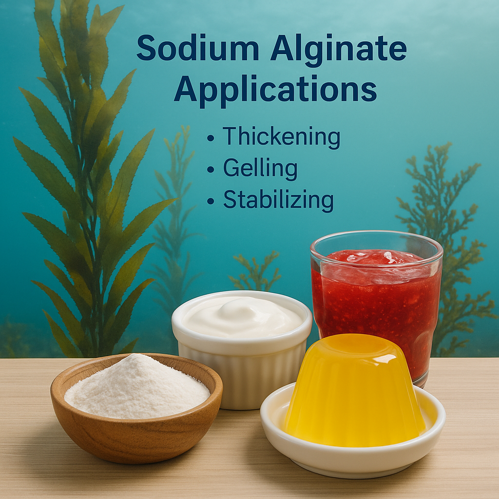 Applicazioni di alginato di sodio