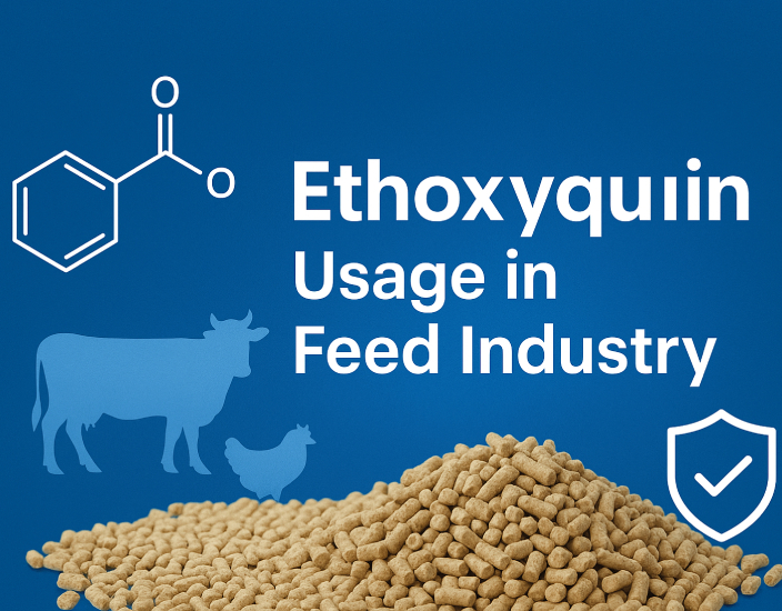 Utilizzo di etossyquin nell'industria dei mangimi