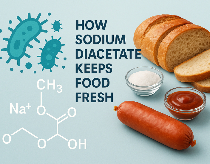 Come il diacetato di sodio mantiene fresca il cibo