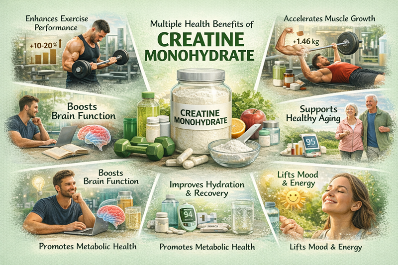 Benefici della creatina monoidrato
