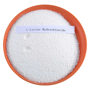 Polvere di cloridrato di L-lisina per uso alimentare al 99%.