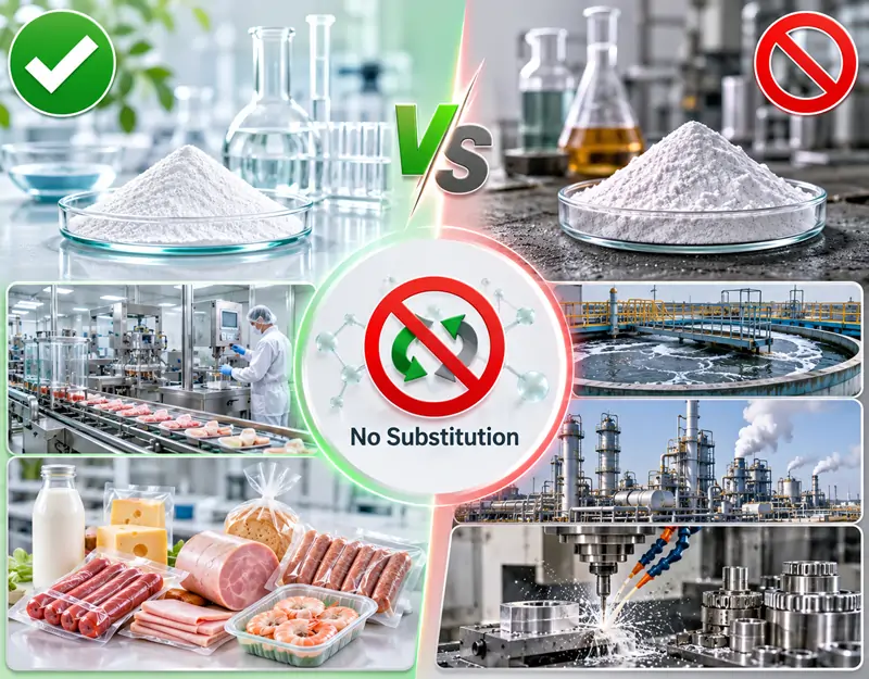 La differenza tra fosfati di tipo alimentare e di tipo industriale