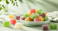Strati saporiti di caramelle 